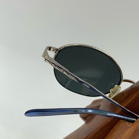JSG Silver Oval Sunglasses Eyeglasses Frames - Picture 6 of 6